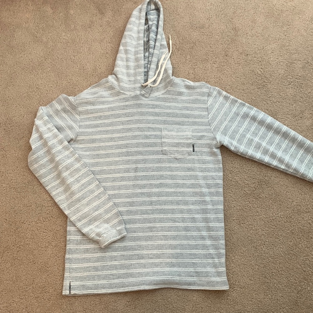 Billabong Hooded Sweatshirt in Men’s Small Striped